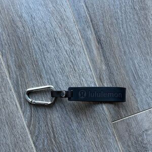 LULULEMON Silicone Keychain - Black
